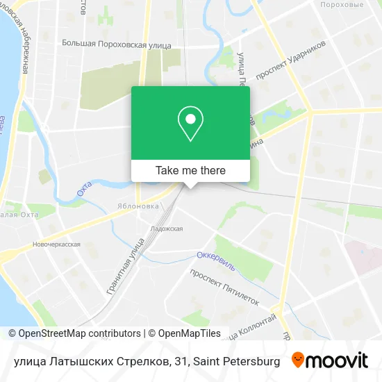 улица Латышских Стрелков, 31 map