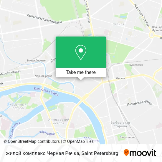 жилой комплекс Черная Речка map