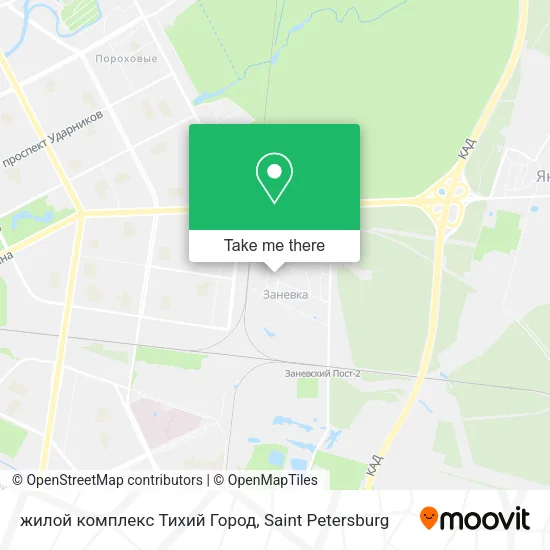 жилой комплекс Тихий Город map