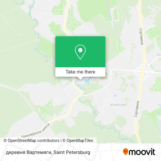 деревня Вартемяги map
