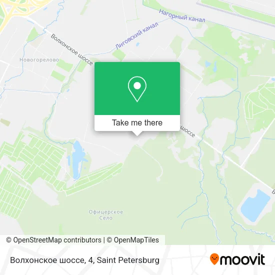 Волхонское шоссе, 4 map