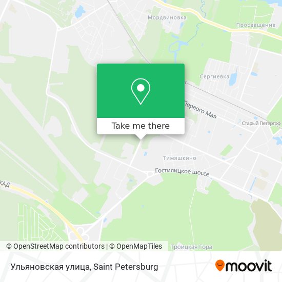 Ульяновская улица map