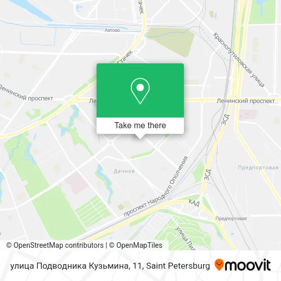 улица Подводника Кузьмина, 11 map