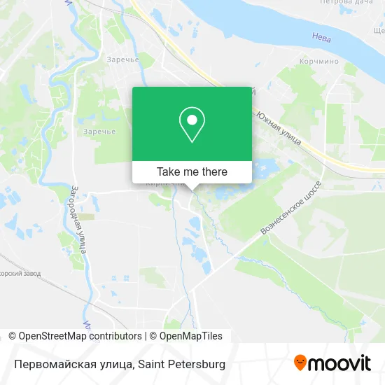 Первомайская улица map