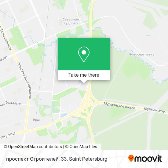 проспект Строителей, 33 map