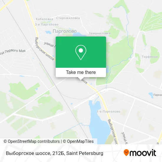 Выборгское шоссе, 212Б map