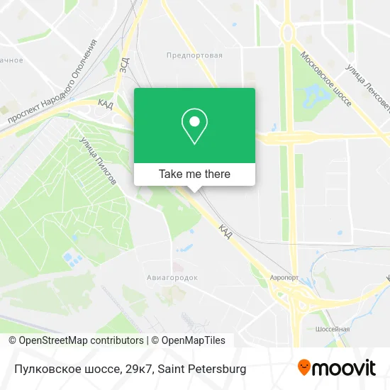 Пулковское шоссе, 29к7 map