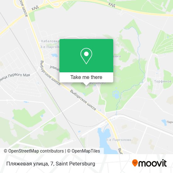 Пляжевая улица, 7 map