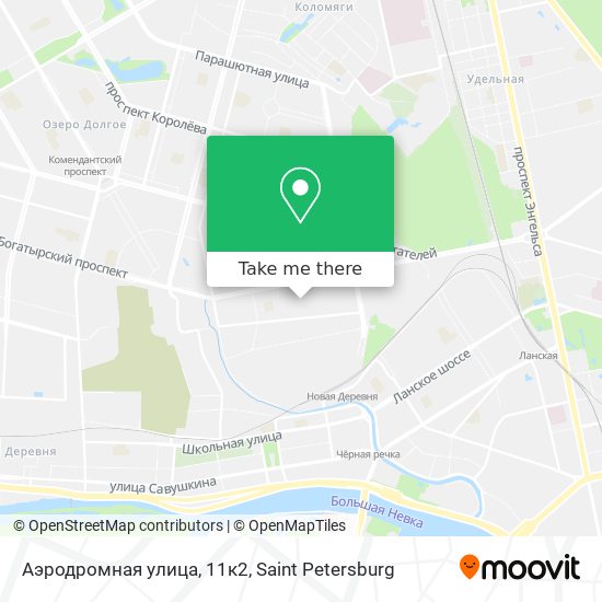 Аэродромная улица, 11к2 map