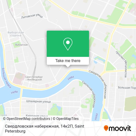 Свердловская набережная, 14к2П map