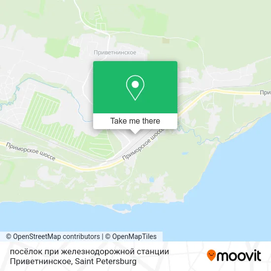 посёлок при железнодорожной станции Приветнинское map
