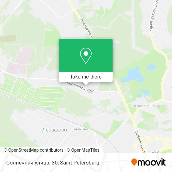 Солнечная улица, 30 map