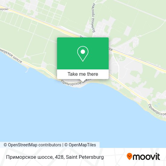 Приморское шоссе, 428 map