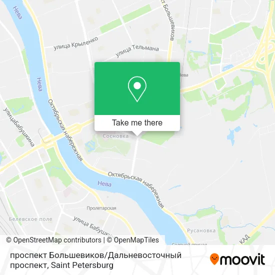 проспект Большевиков / Дальневосточный проспект map
