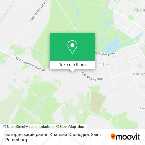 исторический район Красная Слободка map