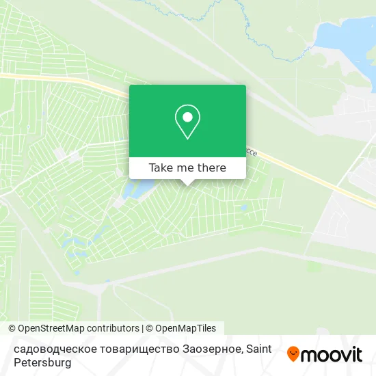 садоводческое товарищество Заозерное map