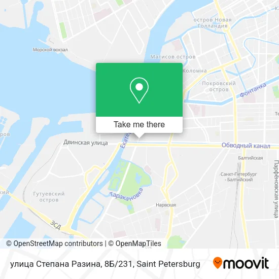 улица Степана Разина, 8Б/231 map