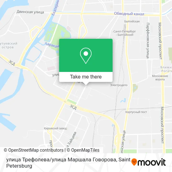 улица Трефолева / улица Маршала Говорова map