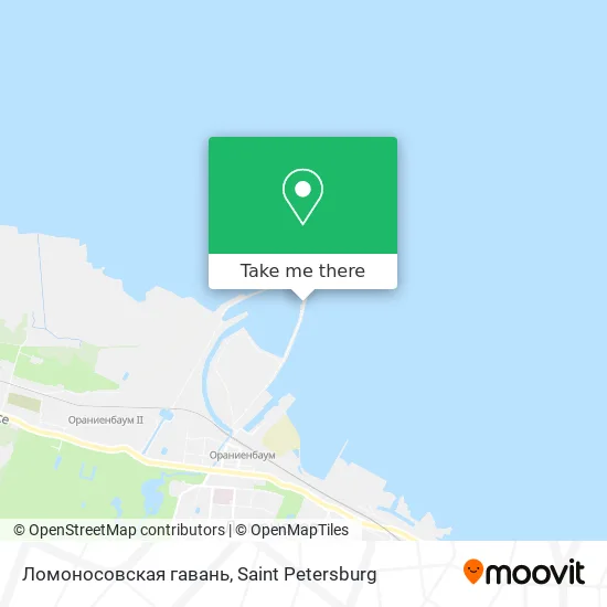 Ломоносовская гавань map