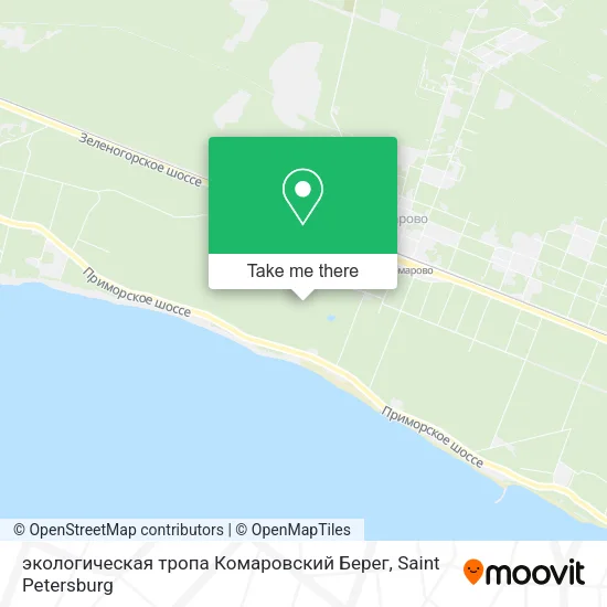 экологическая тропа Комаровский Берег map