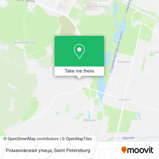Романовская улица map