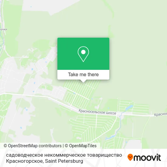садоводческое некоммерческое товарищество Красногорское map