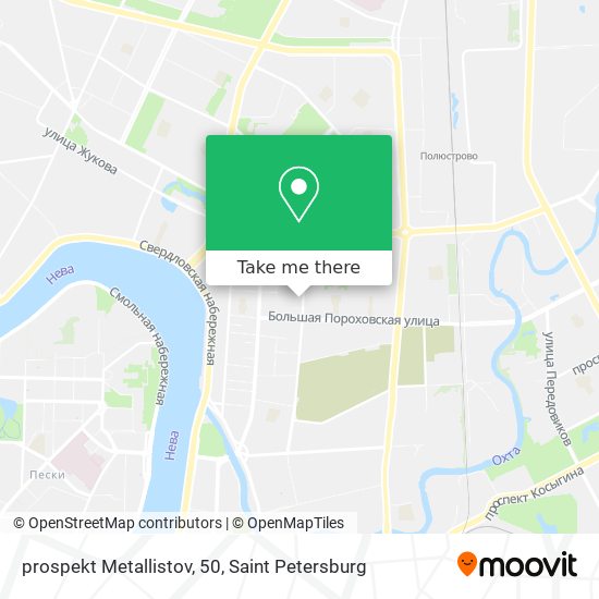 prospekt Metallistov, 50 map