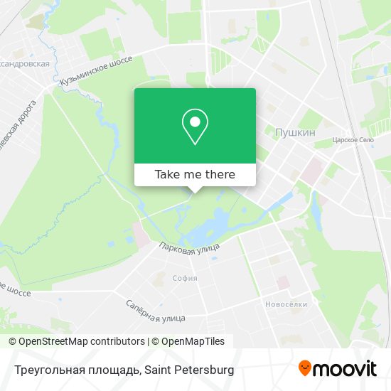 Треугольная площадь map