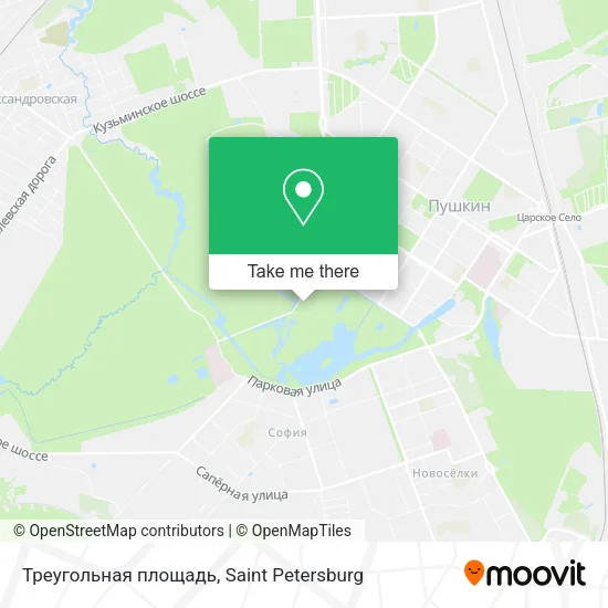 Треугольная площадь map
