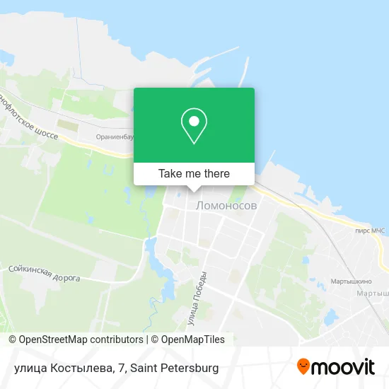 улица Костылева, 7 map