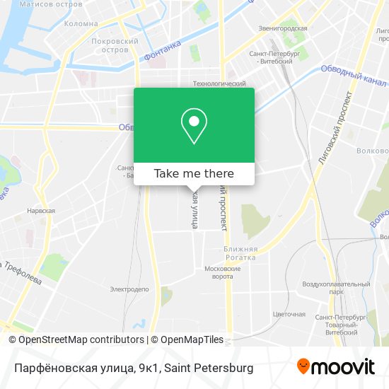 Парфёновская улица, 9к1 map