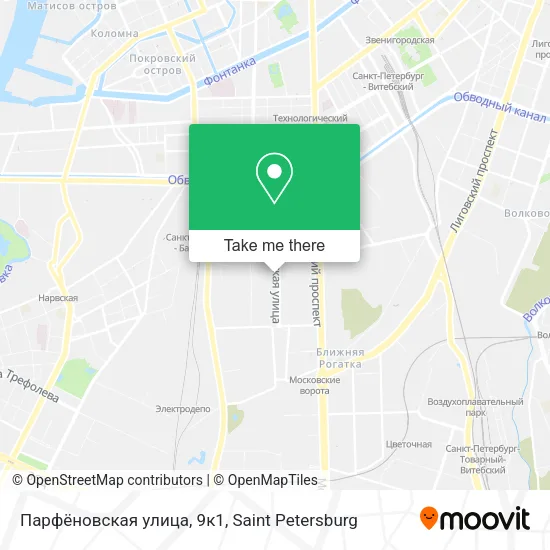 Парфёновская улица, 9к1 map
