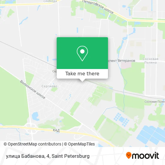 улица Бабанова, 4 map