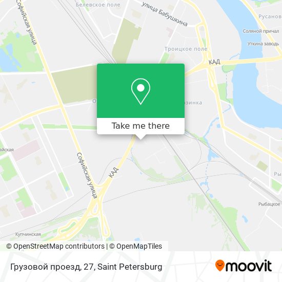 Грузовой проезд, 27 map