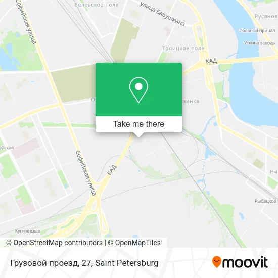 Грузовой проезд, 27 map
