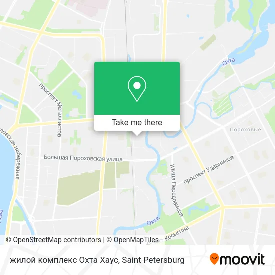 жилой комплекс Охта Хаус map