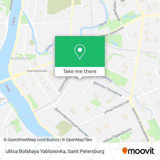 ulitsa Bolshaya Yablonovka map