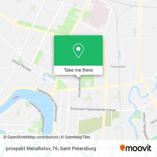prospekt Metallistov, 76 map