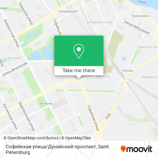 Софийская улица / Дунайский проспект map
