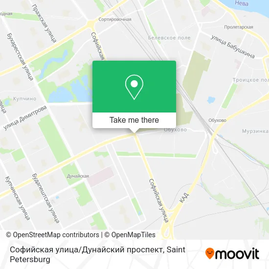 Софийская улица / Дунайский проспект map