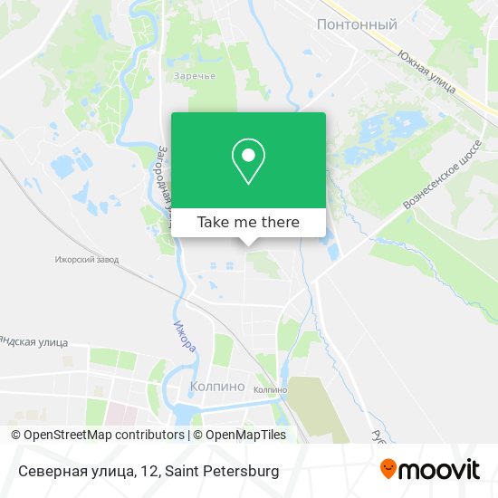 Северная улица, 12 map