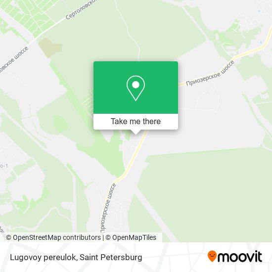 Lugovoy pereulok map