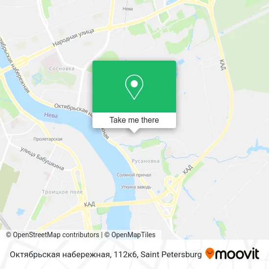 Октябрьская набережная, 112к6 map