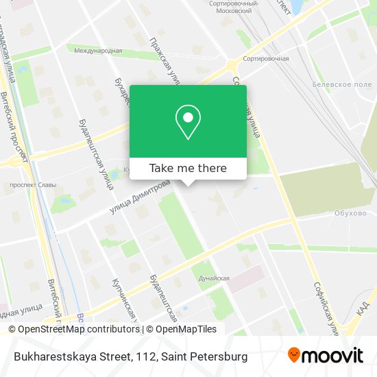 Bukharestskaya Street, 112 map