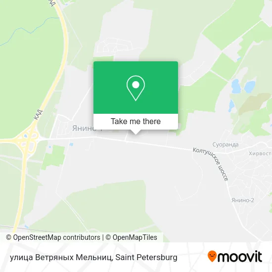 улица Ветряных Мельниц map
