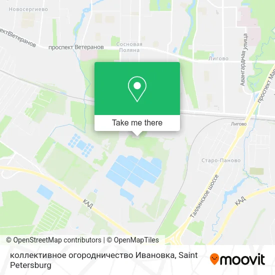 коллективное огородничество Ивановка map
