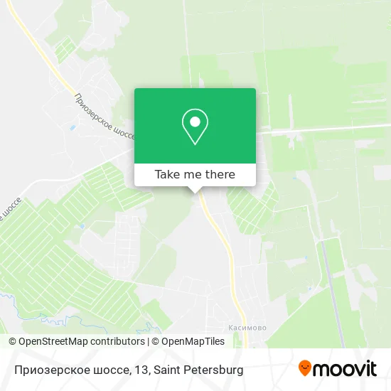 Приозерское шоссе, 13 map