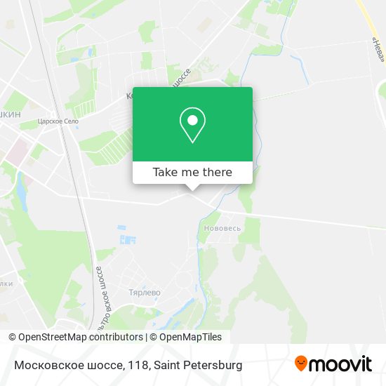 Московское шоссе, 118 map