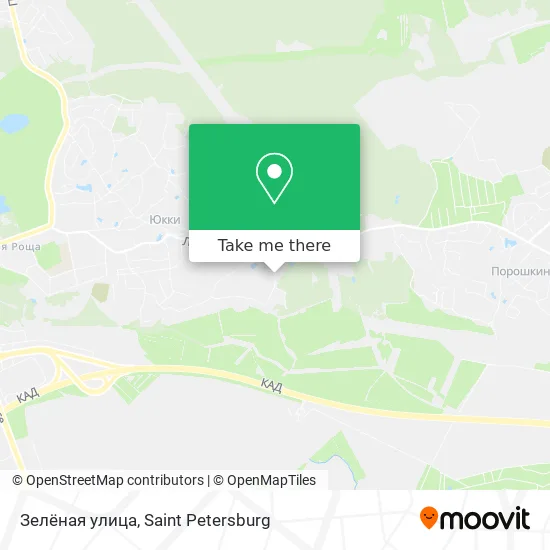 Зелёная улица map