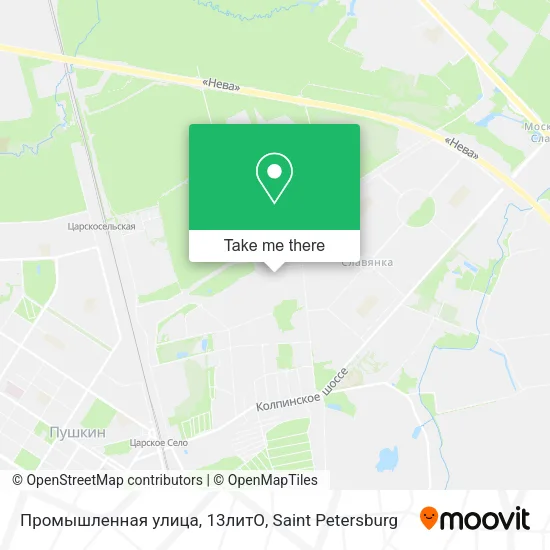 Промышленная улица, 13литО map